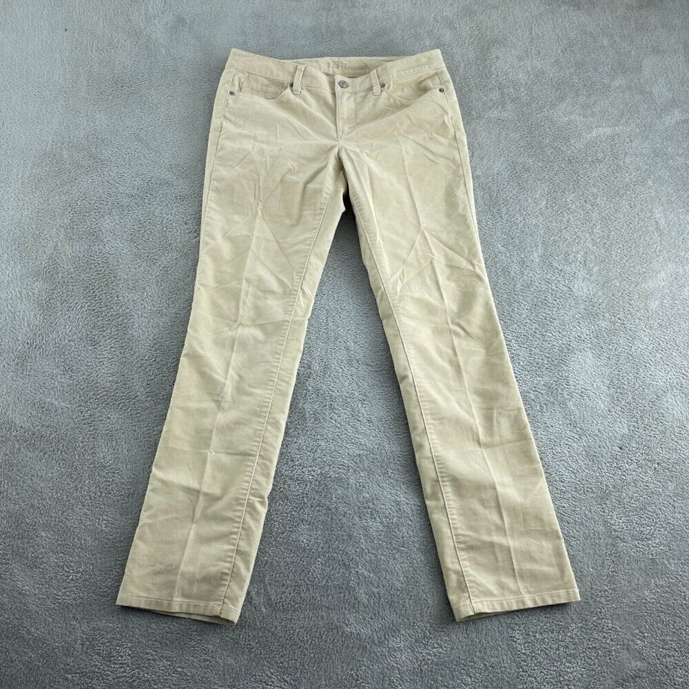 Ann Taylor Loft Modern Straight Womens 29/8 Corduroy Pants